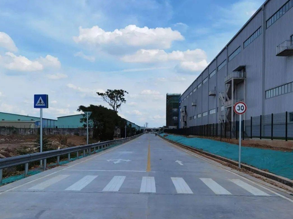 杭州工业园区道路施工
